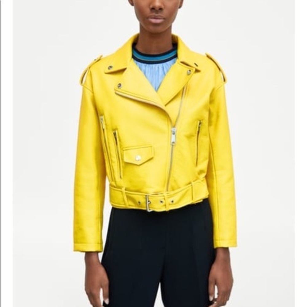 Zara motorcycle jacket
